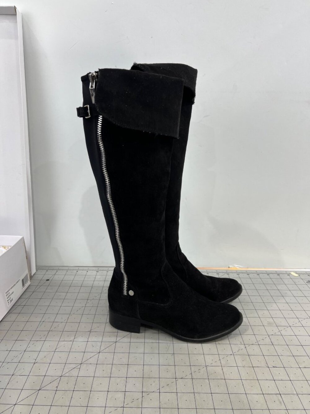 Calvin Klein Gladys Women's Sz.  7.5 Black Over the Knee Boot - Picture 6 of 9